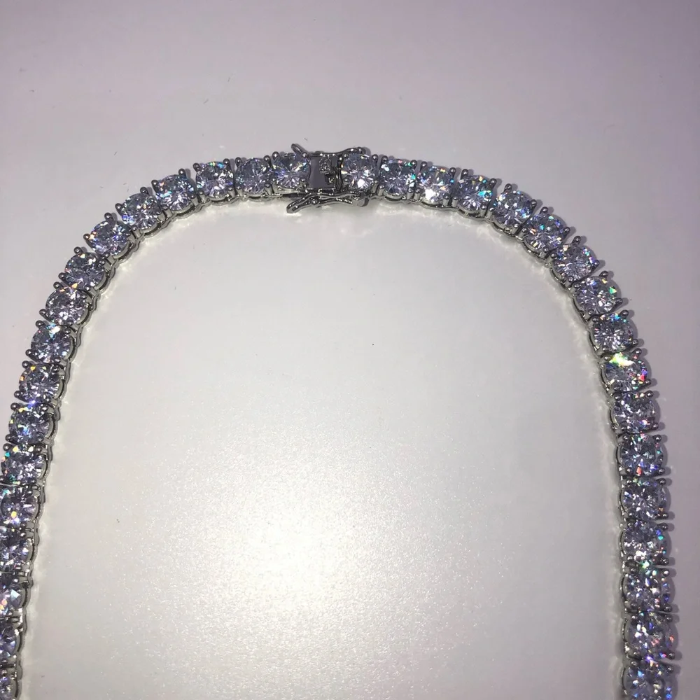 18k 75ct Tennis Necklace - Picture 7 of 13